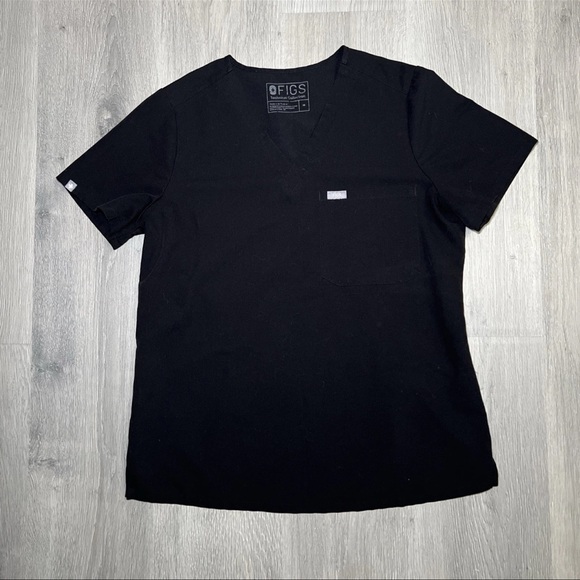 Figs black scrub top - Picture 1 of 6